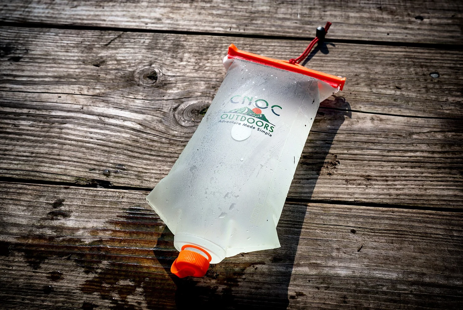 Representative photograph of a collapsible water container.